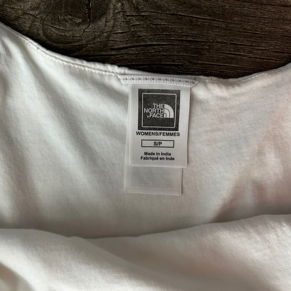 North Face‎ White Cotton Casual Dress Sleeveless Drawstring Adjustable Strap S - Picture 6 of 7